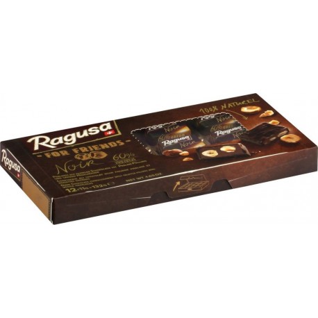 RAGUSA Chocolat noir les 12 chocolats de 11g