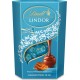 LINDT Confiserie de Chocolat Caramel Pointe De Sel LINDOR le cornet de 200g