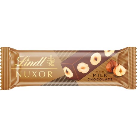 LINDT Confiserie de Chocolat Lait Noisettes NOCCIO la barre de 33g