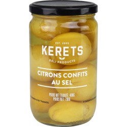 KERETS Citrons confits au sel 400g net égoutté