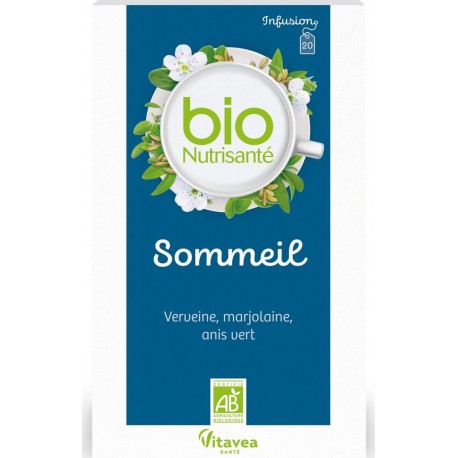 NUTRISANTE Infusion sommeil Bio 20 sachets