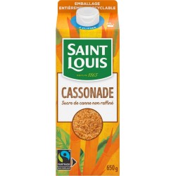 SAINT LOUIS Sucre de canne non raffiné 650g