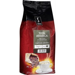 SAXO Café grains 100% arabica le paquet d'1Kg