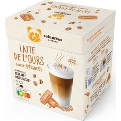 COLUMBUS Café capsules Compatibles Dolce Gusto Golden latte CAFE 12 168g