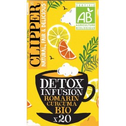 CLIPPER Infusion detox Curcuma 20 sachets