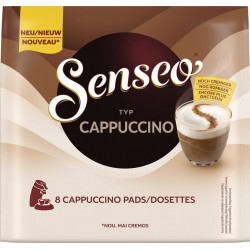 SENSEO Café en dosette cappuccino compatibles Senseo 8 dosettes