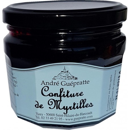 ANDRE GUEPRATTE Confiture myrtilles 370g