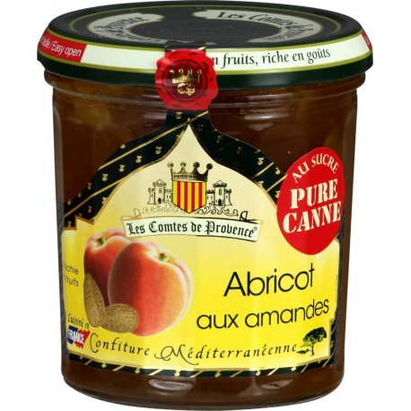 LES COMTES DE PROVENCE Confiture abricot aux amandes 340g