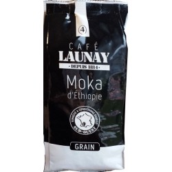 CAFE LAUNAY Café en grains Moka dEthiopie 250g