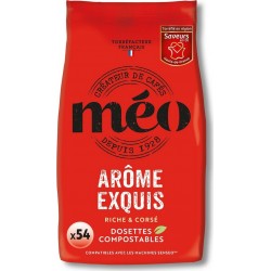 MEO Café dosettes Compatibles Senseo Arôme Exquis 54 dosettes