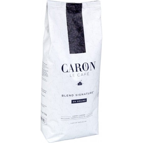 CARON LE CAFE Café en grains le paquet d'1Kg