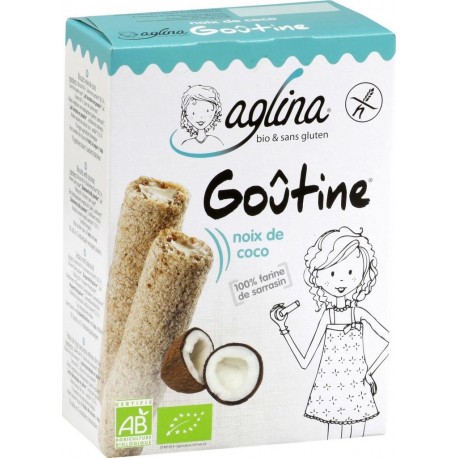 AGLINA Biscuits bio noix de coco sans gluten 125g