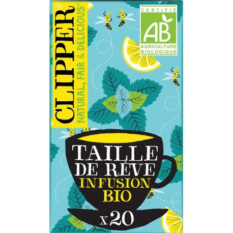 CLIPPER Infusion taille De guêpe 20 sachets