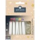 DEVINEAU Lot de 10 bougies blanches Flamme