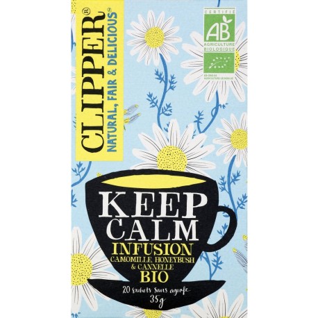 CLIPPER Infusion Keep calm 20 sachets