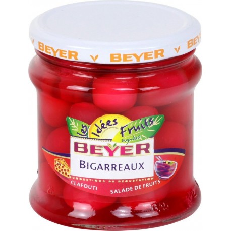 BEYER Fruits en sirop bigarreaux 165g net égoutté