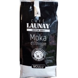 CAFE LAUNAY Café moulu Moka déthiopie 250g