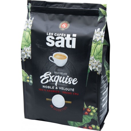 SATI Café dosettes Compatibles Senseo dosette Heure exquise 36 dosettes