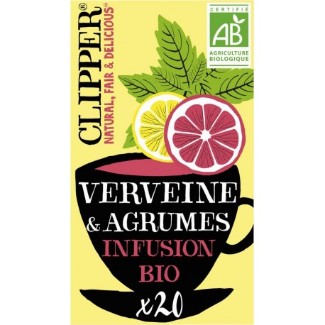 CLIPPER Infusion Verveine Agrumes 20 sachets