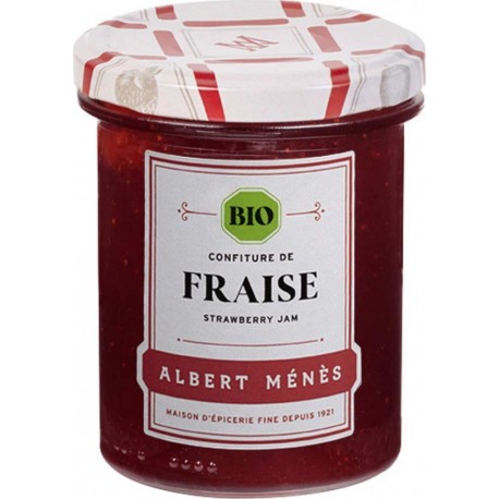 ALBERT MENES Confiture bio fraise 230g