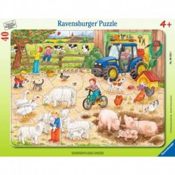Ravensburger Puzzle cadre 30-48 pièces - A la ferme