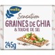 WASA Tartines croustillantes Sensation aux graines de chia et touche de sel 245g