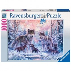Ravensburger Puzzle 1000 pièces - Loups arctiques