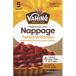 VAHINE Préparation pour nappage les 5 sachets de 7g