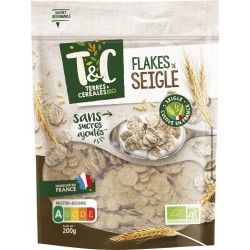 TERRES ET CEREALES Flakes de seigle Bio 200g