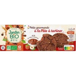 JARDIN BIO Biscuits petit gourmand à la pâte à tartiner Bio ETIC 155g