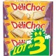 DELICHOC Biscuits chocolat blanc les 3 paquets de 150g