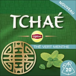 LIPTON Thé vert tchae menthe 20 sachets