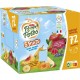 POM POTES Compotes 5 fruits pomme abricot pêche poire banane et fraise framboise myrtille cerise sans sucres ajoutés POM'POTESL