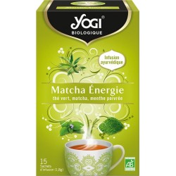 YOGI Thé vert matcha énergie Bio 15 sachets