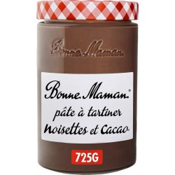 BONNE MAMAN Pâtes à tartiner noisette et cacao 725g