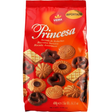 VIEIRA DE CASTRO Biscuits assortiment princesa VIEIRA DE CASTRO le paquer de 400g