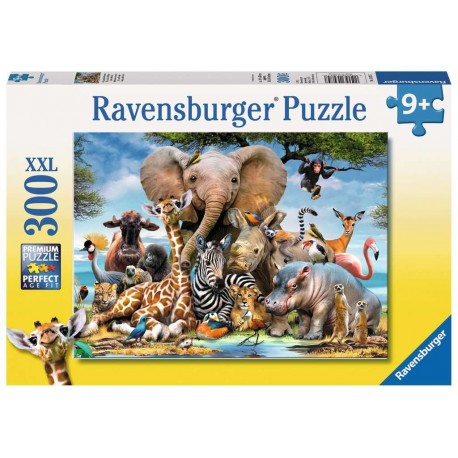 Ravensburger Puzzle 300 p XXL - Mes amis d'Afrique