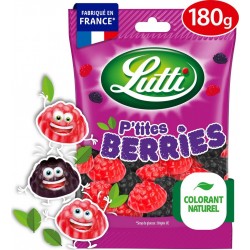 LUTTI Bonbons p'tites berries aux fruits des bois 180g