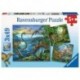 Ravensburger Puzzles 3x49 pièces - La fascination des dinosaures