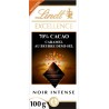 LINDT Tablette de chocolat Noir 70% Caramel Beurre Sel EXCELLENCE la tablette de 100g