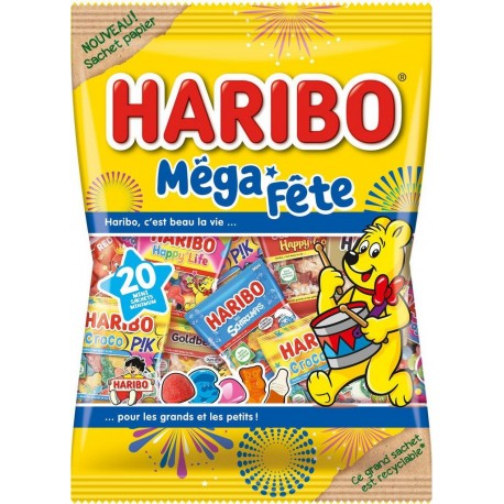 HARIBO Bonbons multipack Mega Fête 880g