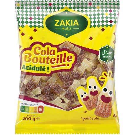 ZAKIA Bonbons cola halal 200g