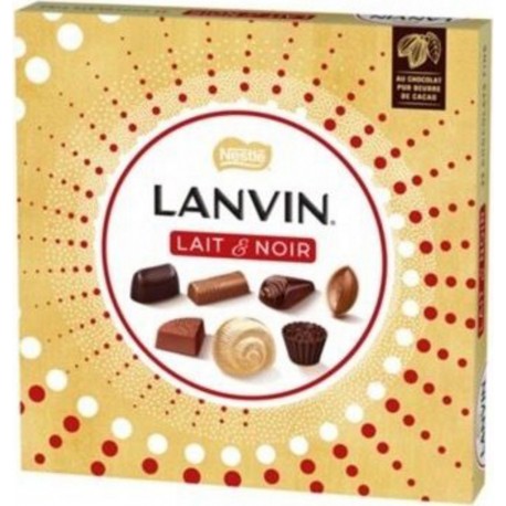 Lanvin Assortiment De Chocolat Noir Et Lait 292g/boîte 4 Boîtes les 4 boîtes de 1168g