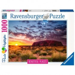 Ravensburger Puzzle 1000 pièces - Ayers Rock en Australie (Puzzle Highlights)