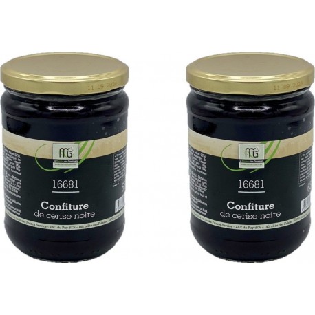 NC Confiture Cerise Noire Piment D'espelette Maison Des Gourmets les 2 unités de 0.65Kg