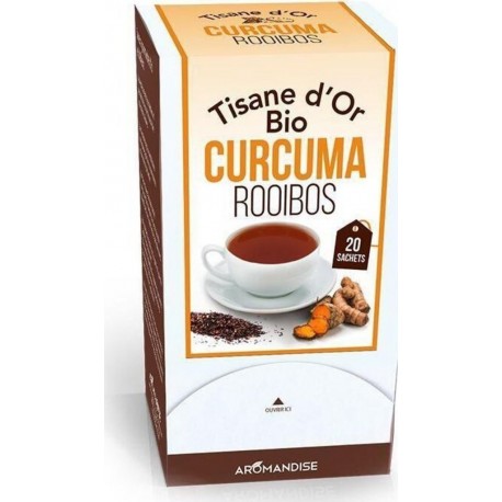 NC Tisane D'or Biologique Au Curcuma Et Rooibos 20 Sachets