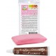 NC Stylo Chocolat + Pâte À Sucre Rose 100g