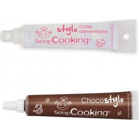 NC Colle Alimentaire En Tube + Stylo Chocolat