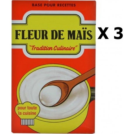 NC Lot 3x Fleur De Maïs Sans Gluten Boîte 350g les 3 boîtes de 0.35Kg