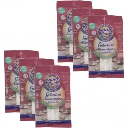 Sainte Lucie Lot 6x Gélatine Alimentaire Sachet 12g les 6 unités de 0.01Kg